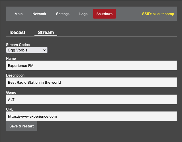 streamit! Dashboard UI